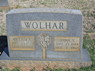 Headstone William and Anna Wollhar